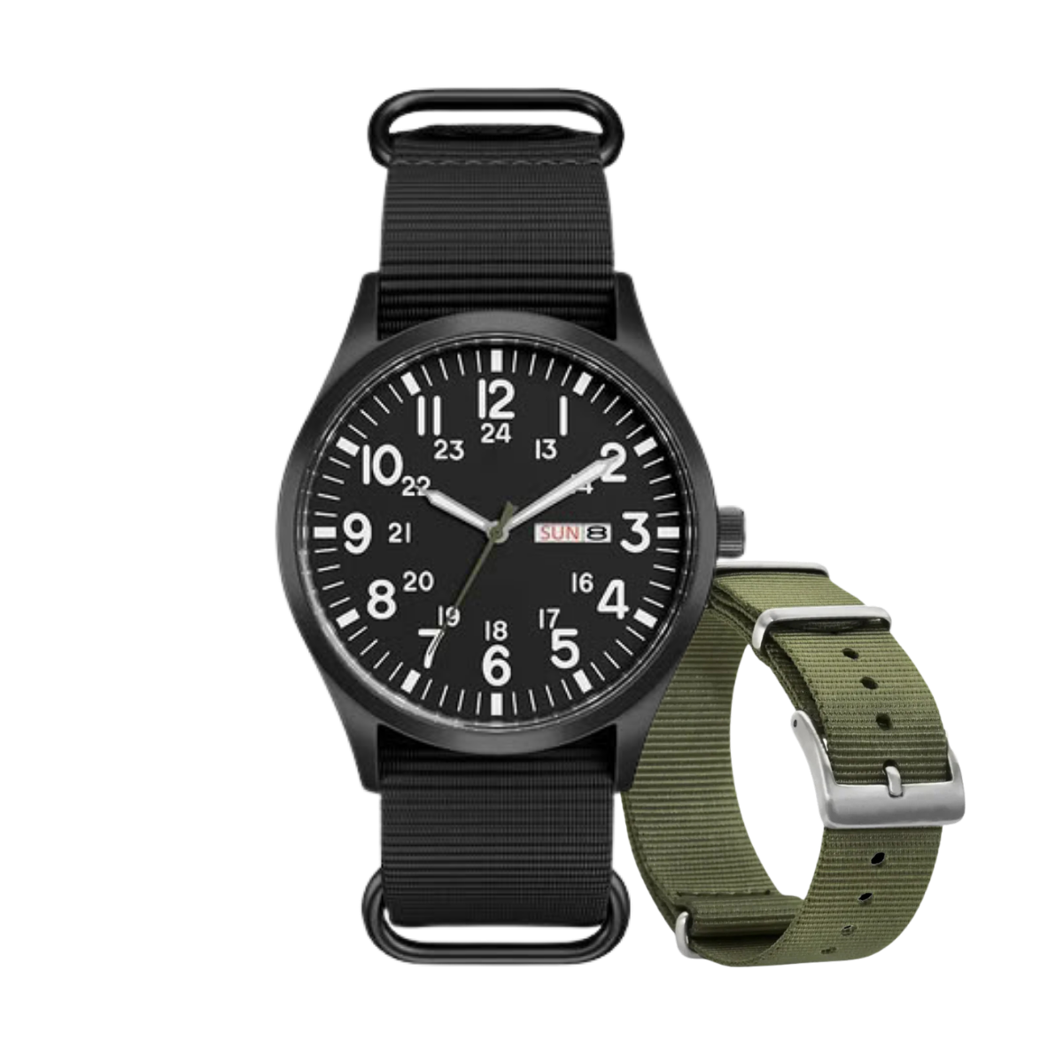 KRAVENOR SENTINEL VERDANT - (WATCH + EXTRA STRAP)