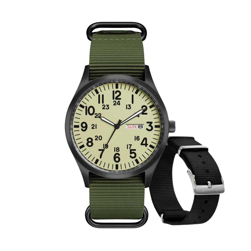 KRAVENOR SENTINEL VERDANT - (WATCH + EXTRA STRAP)